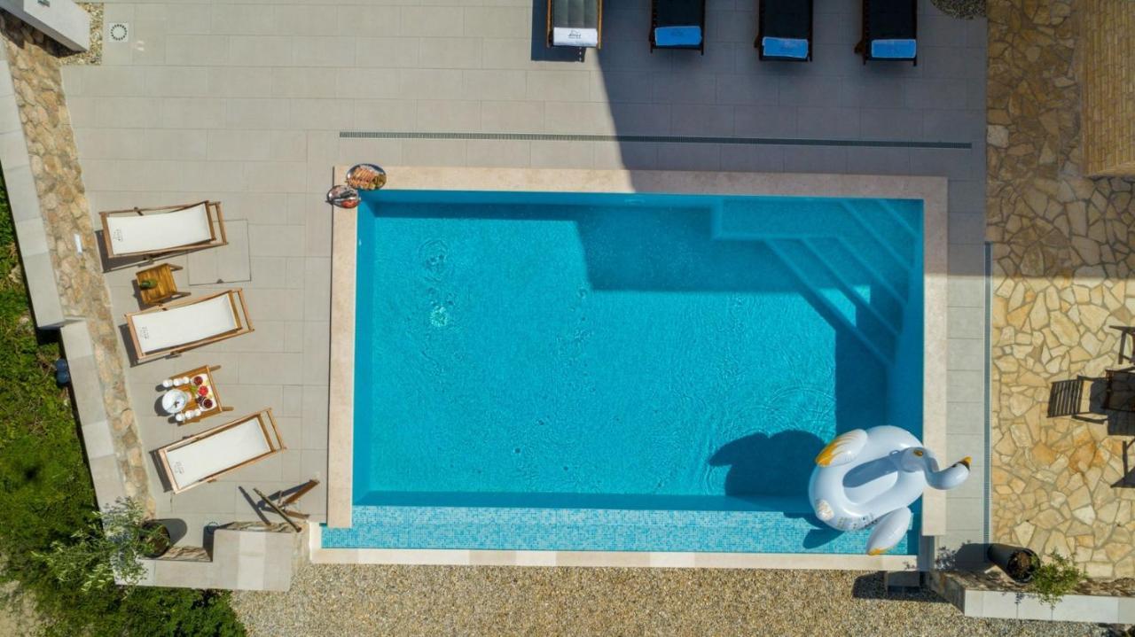 Luxury Villa Allen With Pool Klimno Exterior foto