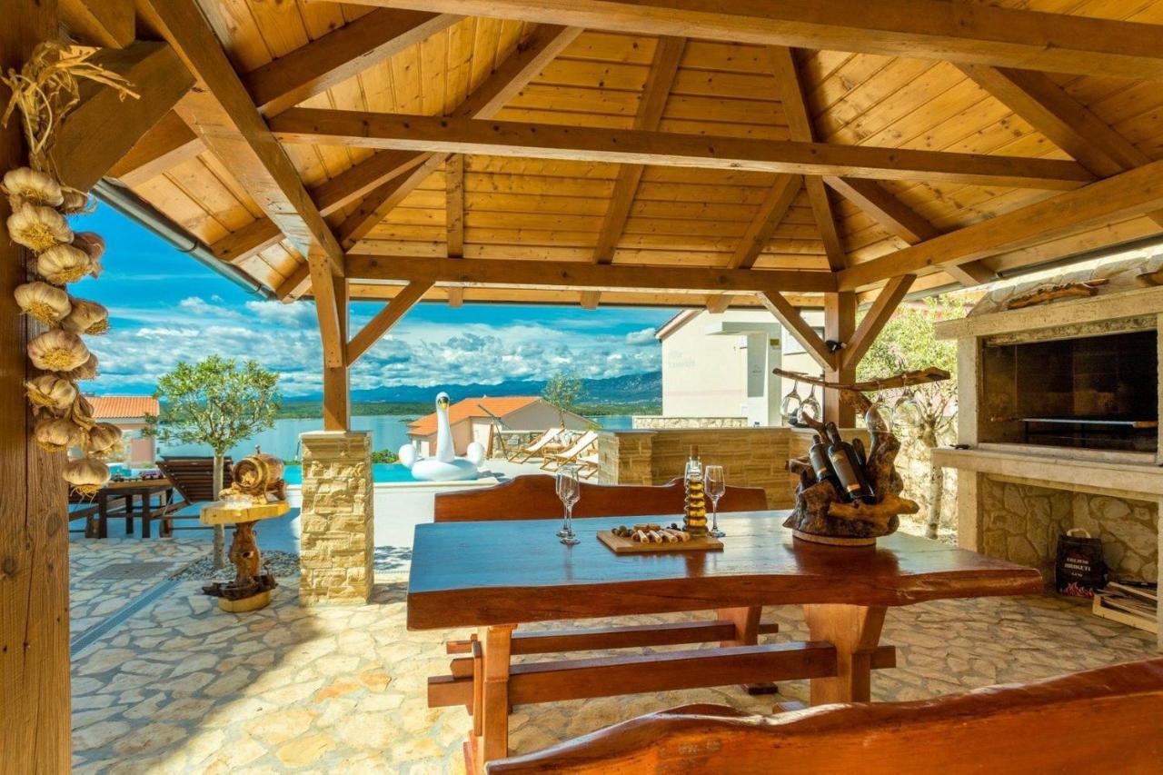 Luxury Villa Allen With Pool Klimno Cameră foto
