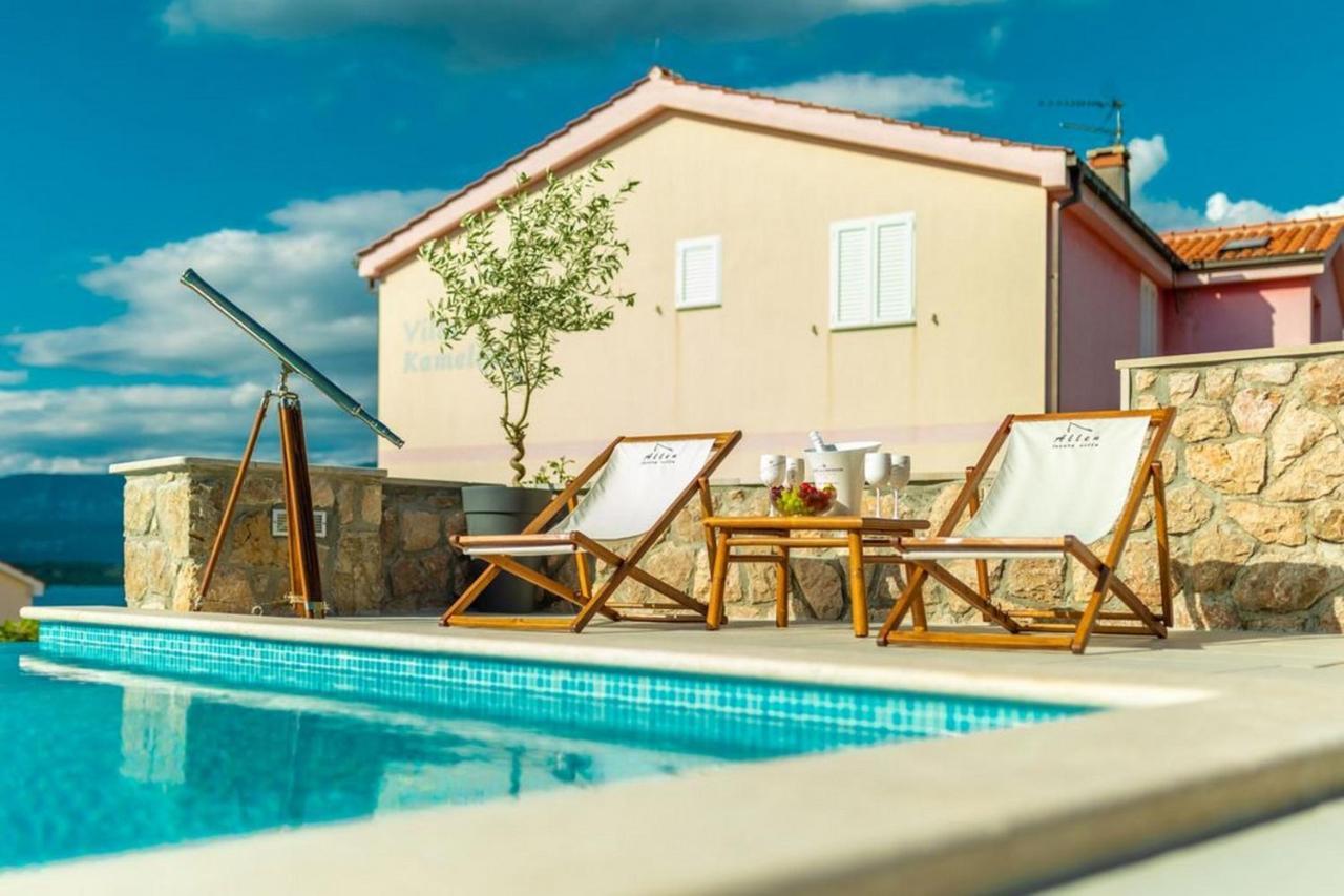 Luxury Villa Allen With Pool Klimno Cameră foto