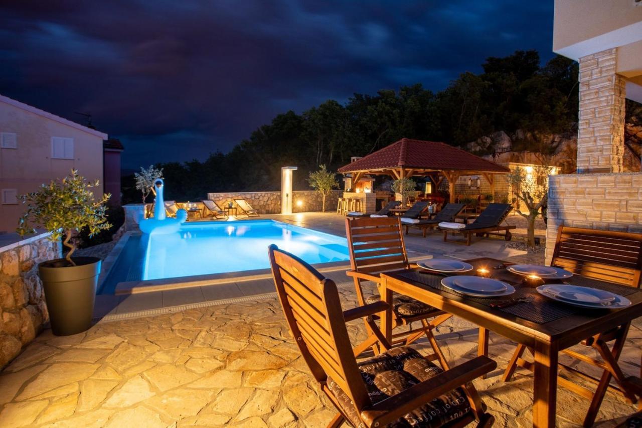 Luxury Villa Allen With Pool Klimno Cameră foto