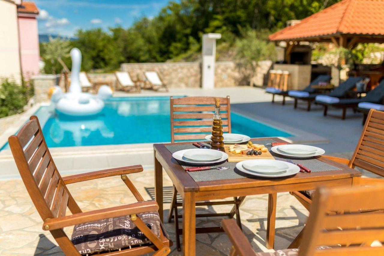 Luxury Villa Allen With Pool Klimno Cameră foto